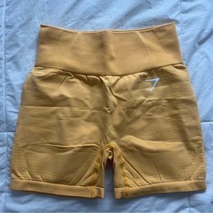 Gymshark Yellow Vital Seamless 2.0 Shorts